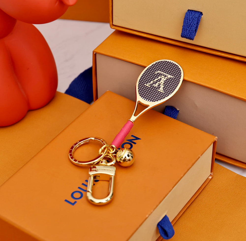 tennis racket LV keychain - product view 1