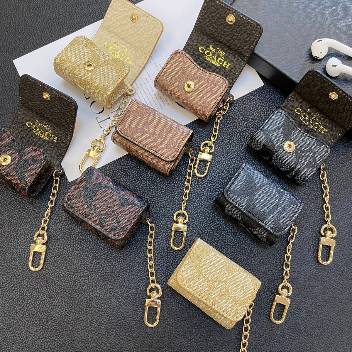Coach AirPods Pro Cases Light Brown-YH240425 - product view 4