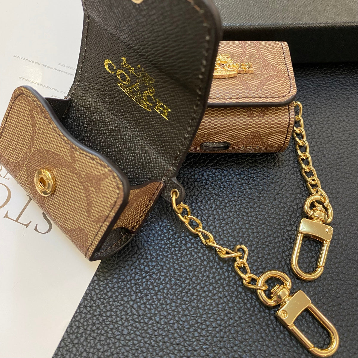 Coach AirPods Pro Cases Light Brown- LGK240425 - product view 3
