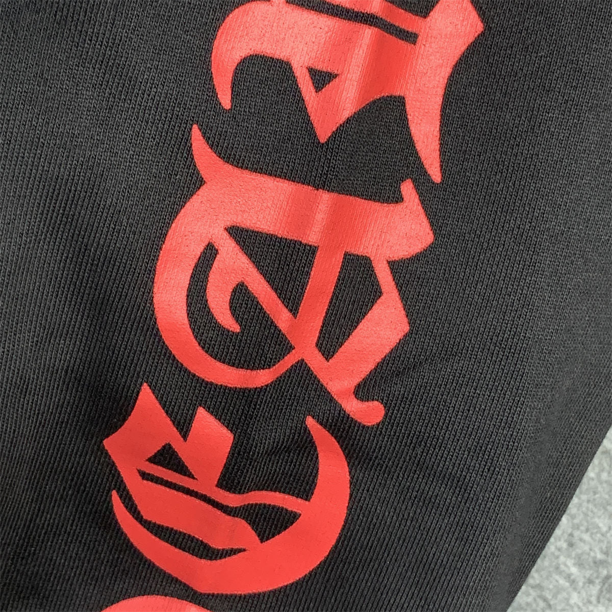Chrome Hearts Made In Hollywood Plus Cross Zip Up Hoodie 'Black/Red' - product view 10