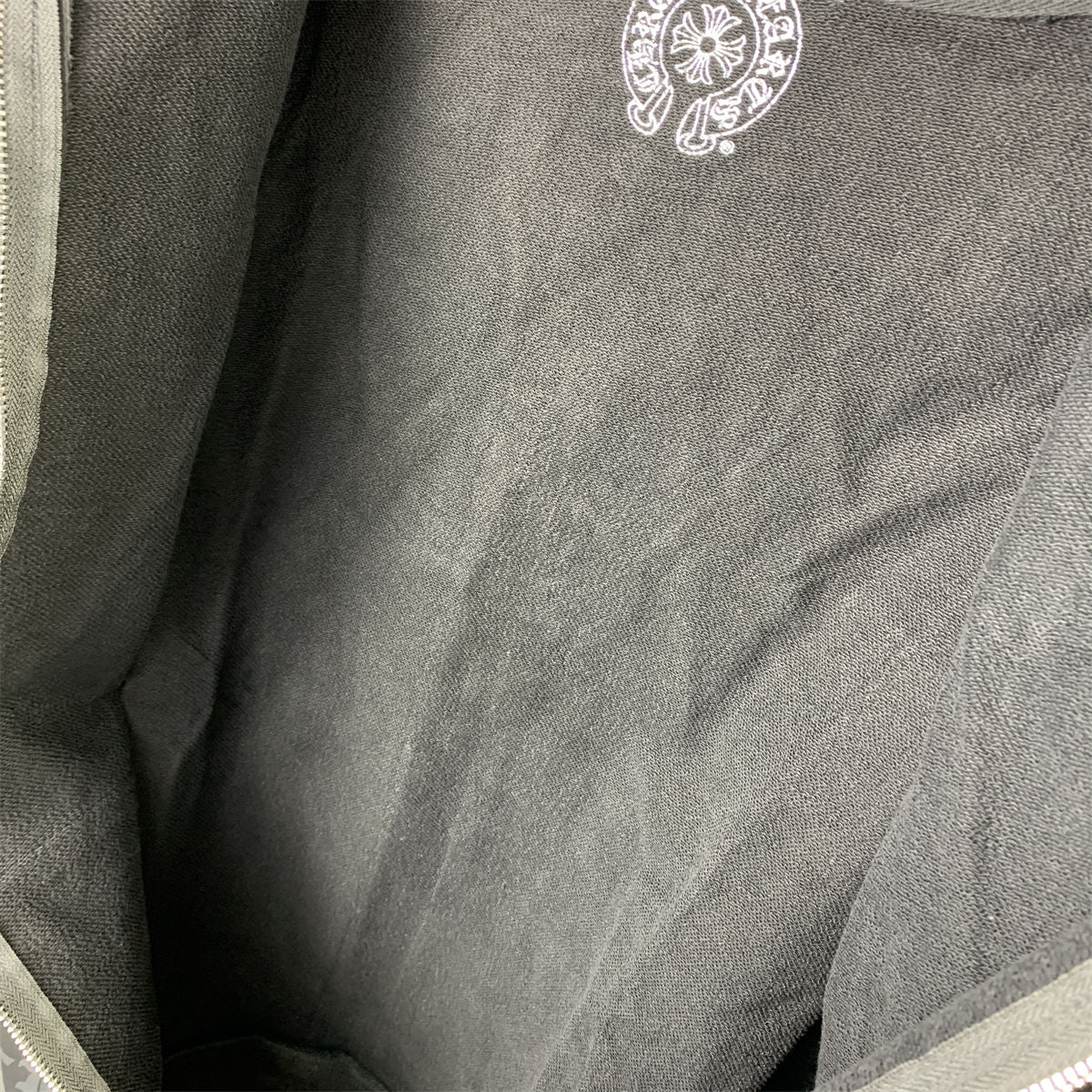 Chrome Hearts Made In Hollywood Plus Cross Zip Up Hoodie 'Black/Red' - product view 3