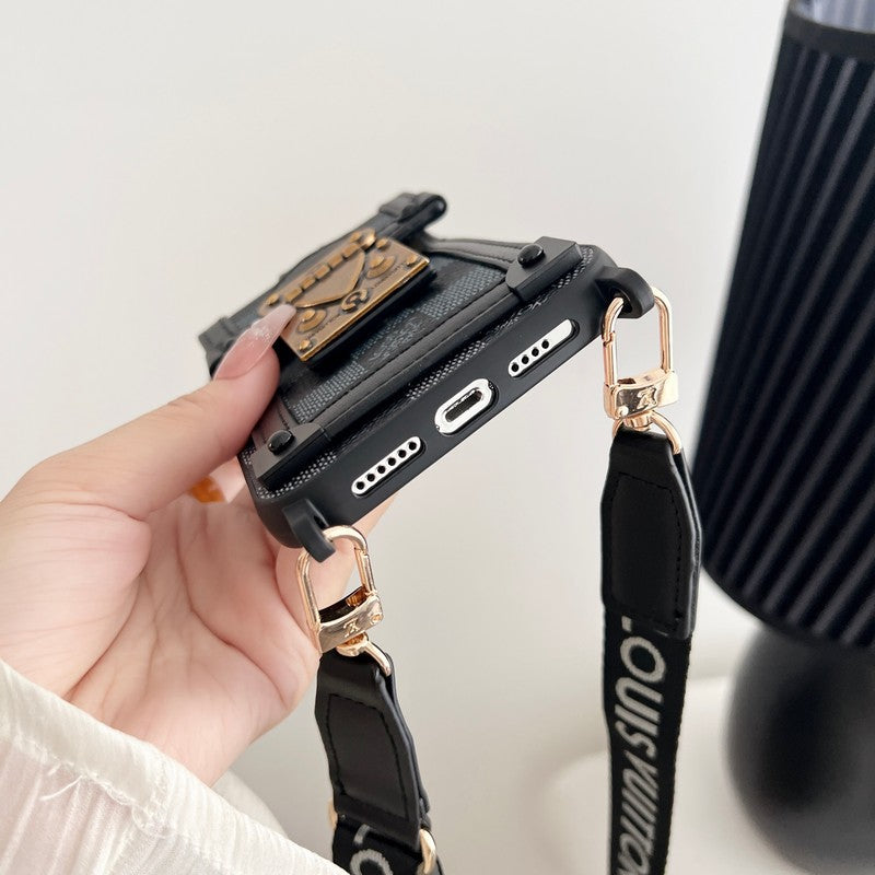 Brown Crossbody Chain iPhone Case - product view 6