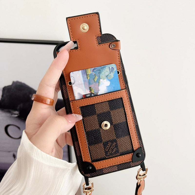 Brown Crossbody Chain iPhone Case - product view 9