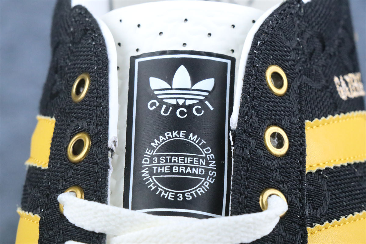 Gucci x adidas Gazelle Sneakers 'Black GG Monogram' - product view 8