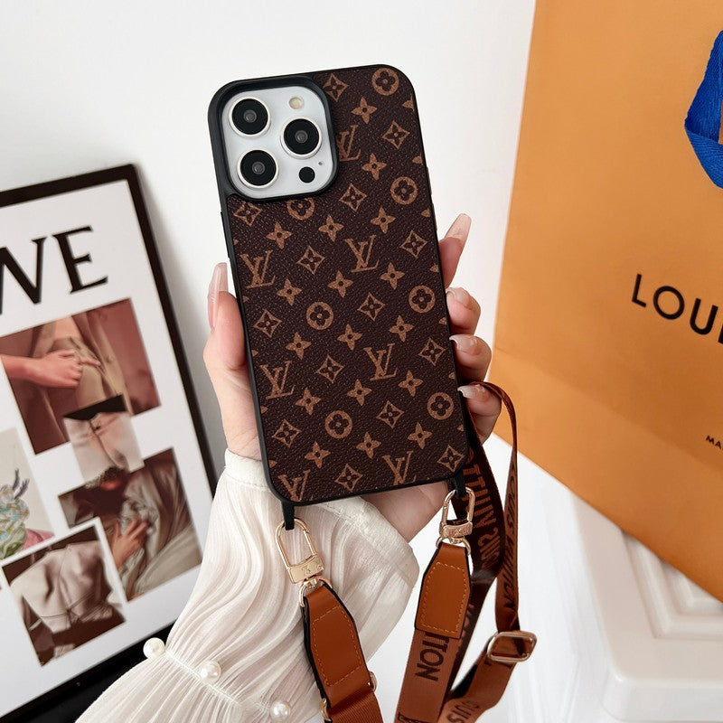 Brown Crossbody iPhone Case - product view 9