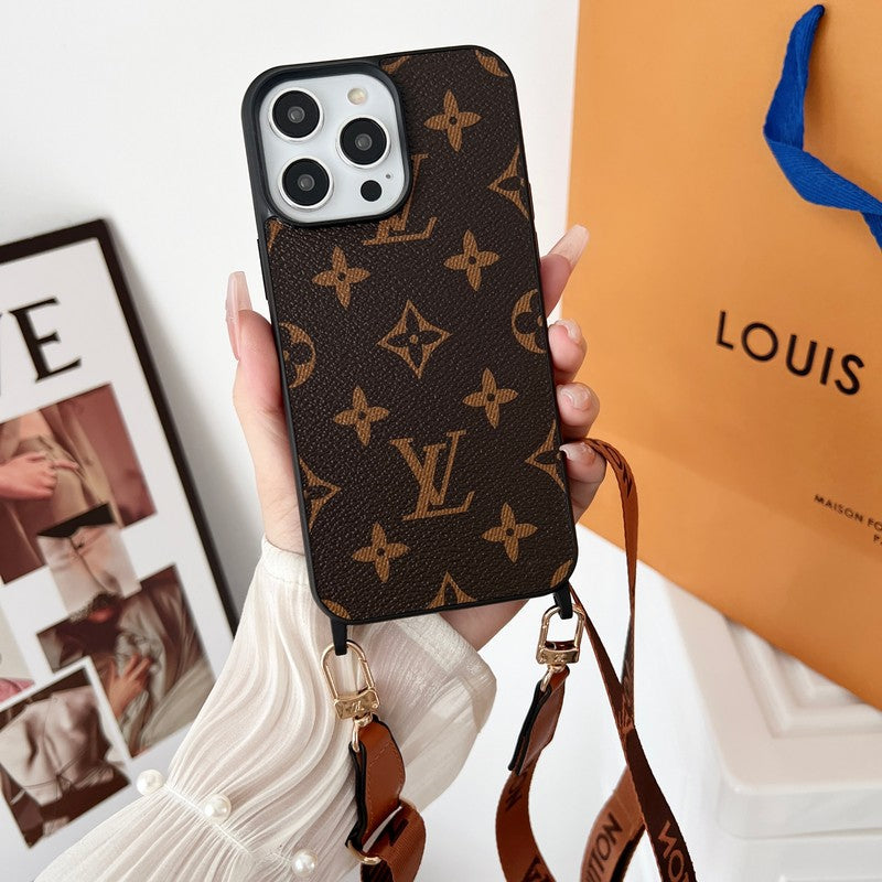 Brown Crossbody iPhone Case - product view 2