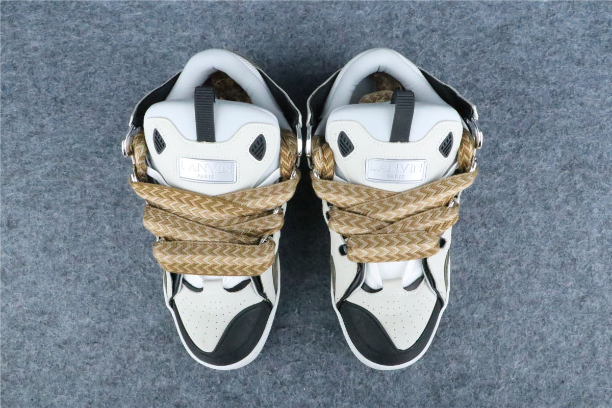 (Value Version) Lanvin Curb Sneakers 'Blanc Kaki' - product view 14