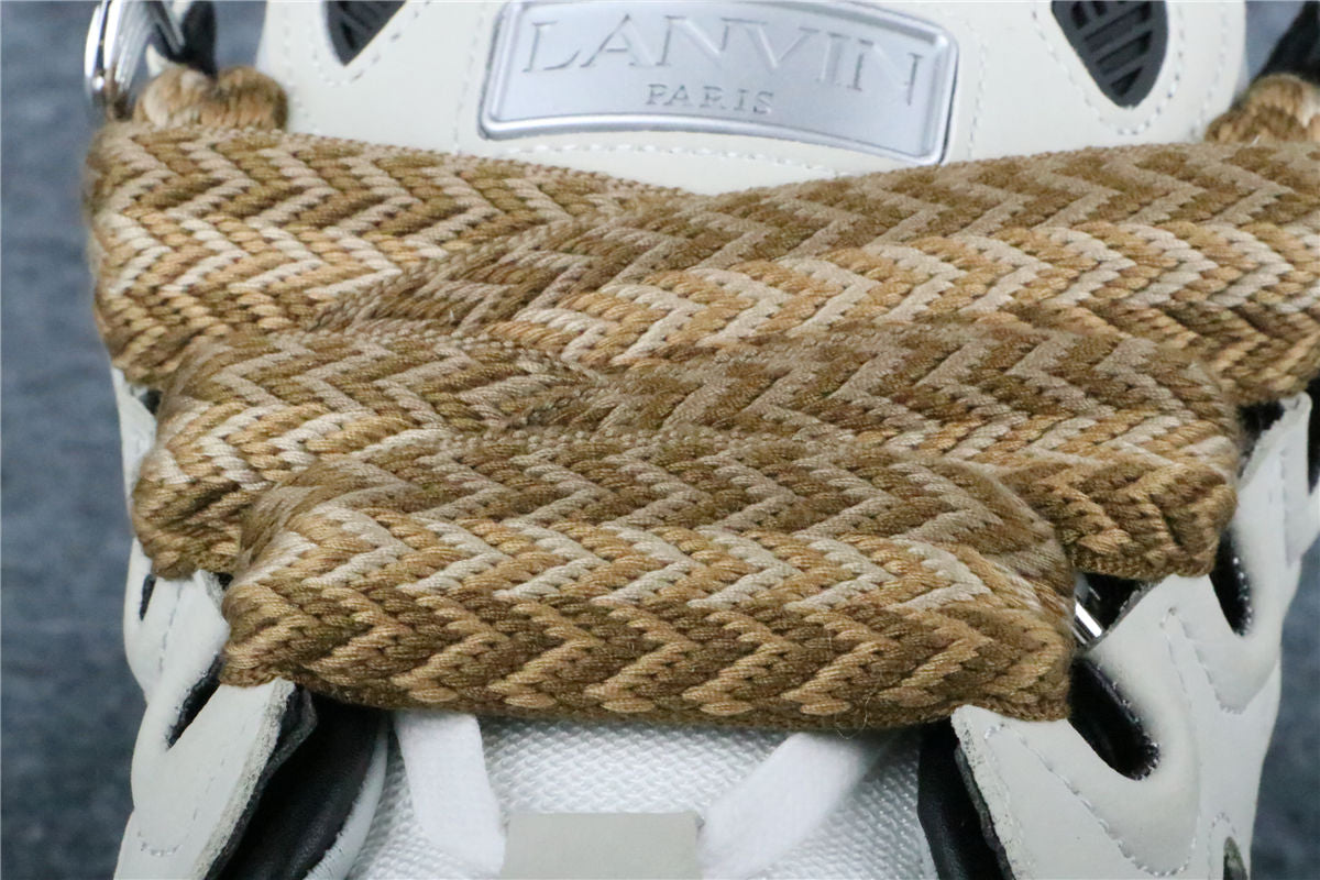 (Value Version) Lanvin Curb Sneakers 'Blanc Kaki' - product view 9