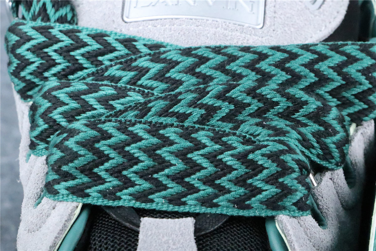 (Value Version) Lanvin Curb Patch Sneakers 'Green' - product view 10