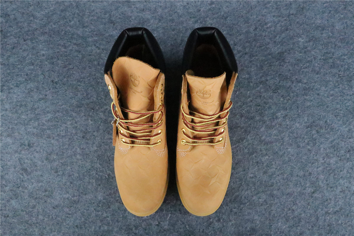 Supreme x Timberland 6 Inch Premium Waterproof Boot 'Embossed Diamond Plate - Wheat' - product view 12
