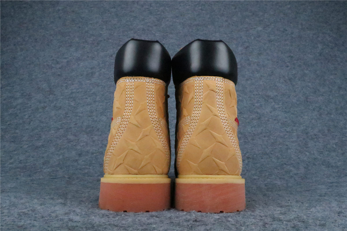 Supreme x Timberland 6 Inch Premium Waterproof Boot 'Embossed Diamond Plate - Wheat' - product view 11