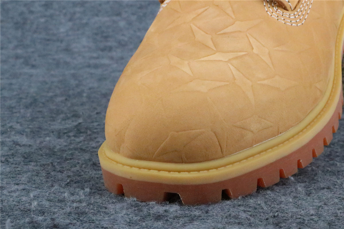 Supreme x Timberland 6 Inch Premium Waterproof Boot 'Embossed Diamond Plate - Wheat' - product view 4