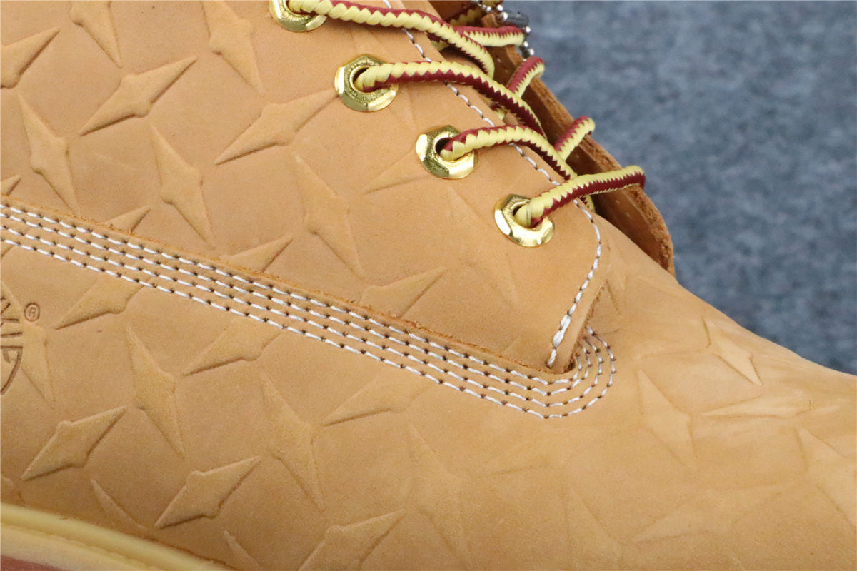 Supreme x Timberland 6 Inch Premium Waterproof Boot 'Embossed Diamond Plate - Wheat' - product view 5