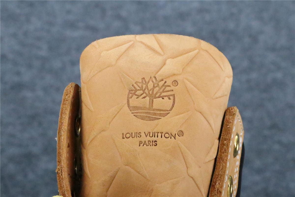 Supreme x Timberland 6 Inch Premium Waterproof Boot 'Embossed Diamond Plate - Wheat' - product view 9