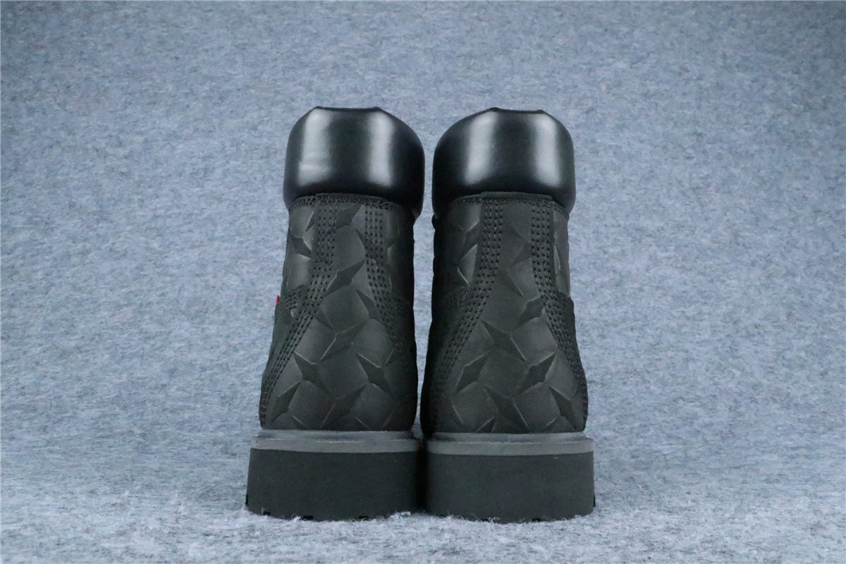 Supreme x Timberland 6 Inch Premium Waterproof Boot 'Embossed Diamond Plate - Black' - product view 11