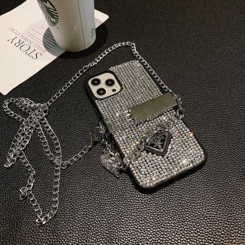 Diamond Crossbody Chain iPhone Case - product view 3
