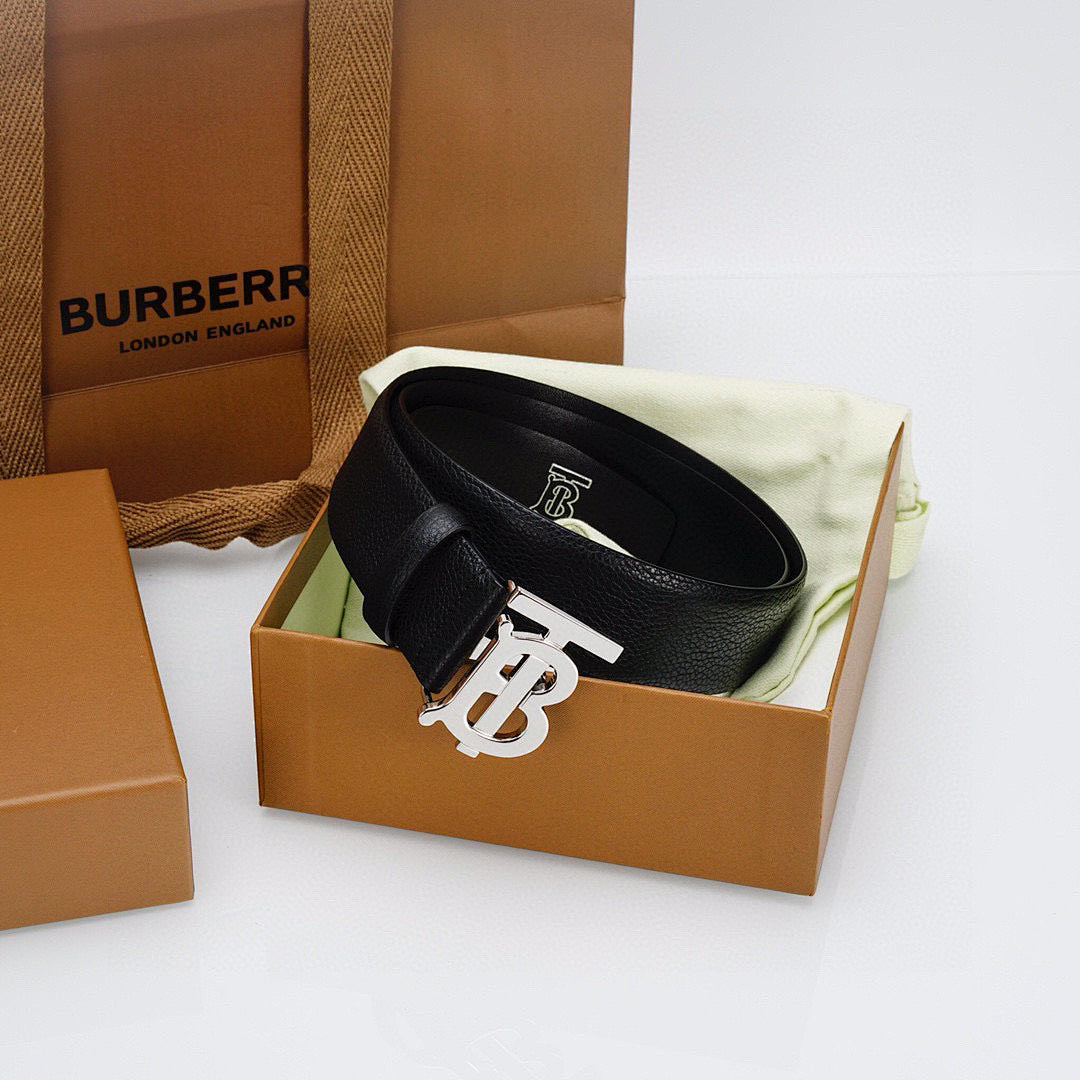 BB Belt with Silver Buckle - product view 1