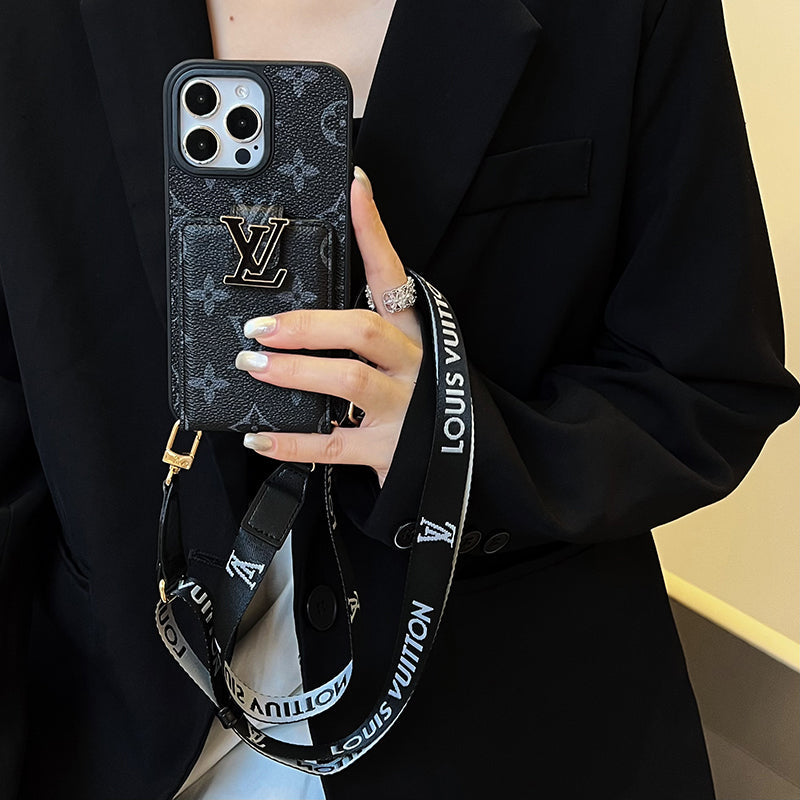 Card Bag Chain Black iPhone Case - product view 12