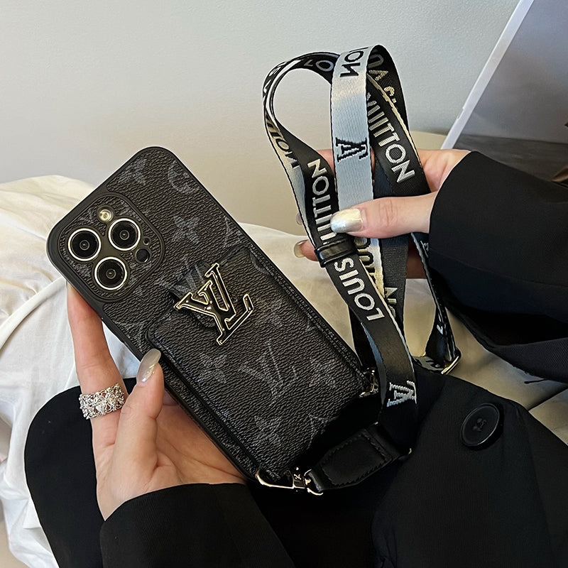 Card Bag Chain Black iPhone Case - product view 7