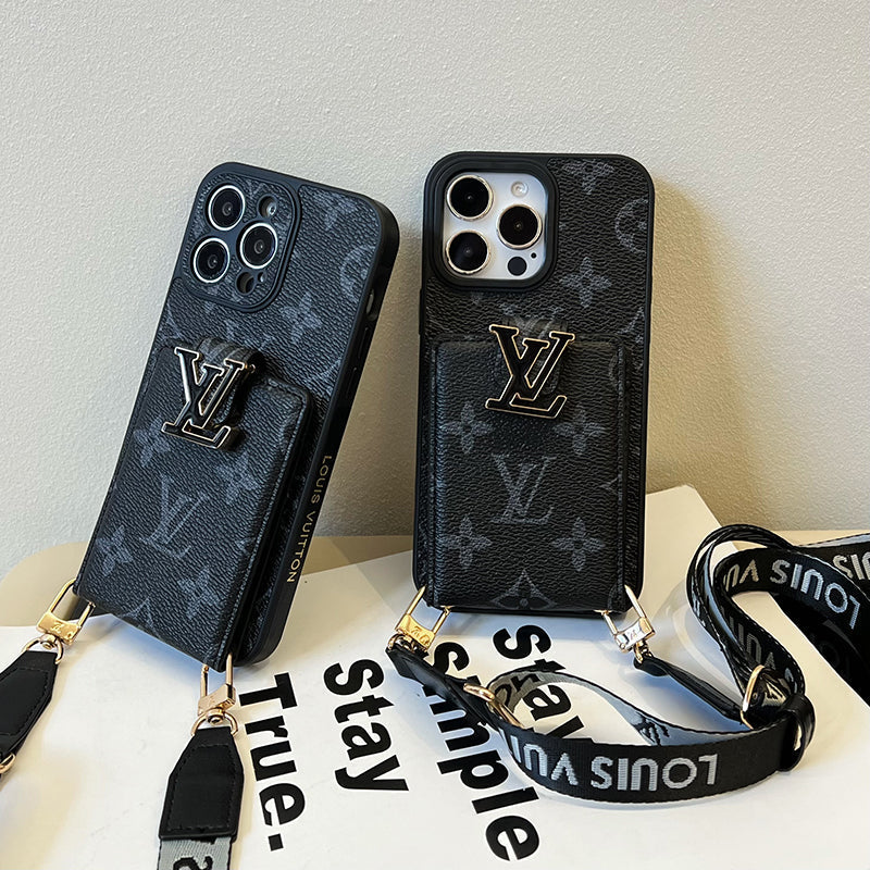 Card Bag Chain Black iPhone Case - product view 10