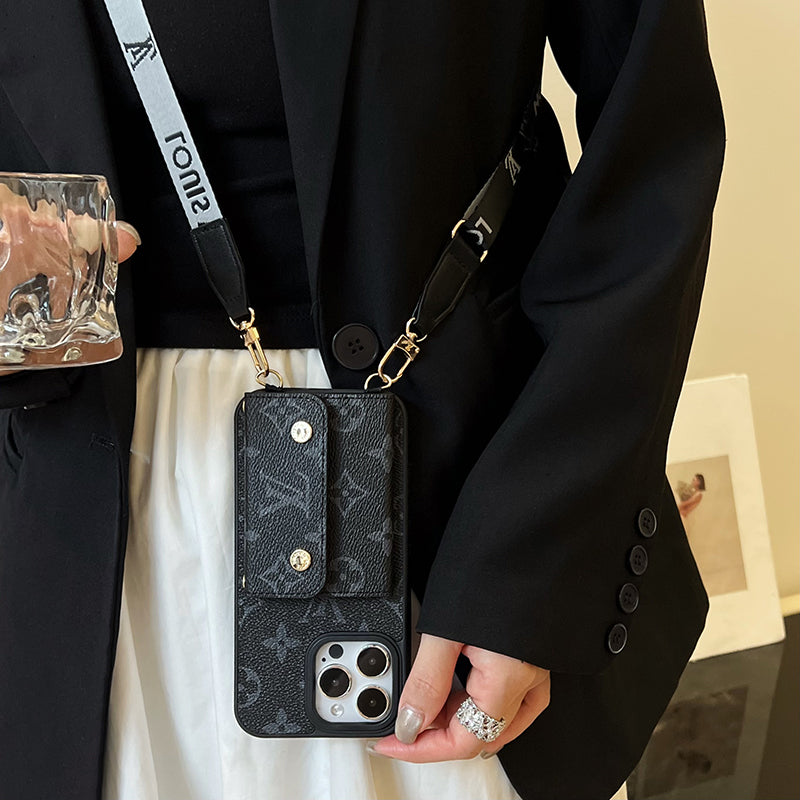 Card Bag Chain Black iPhone Case - product view 4