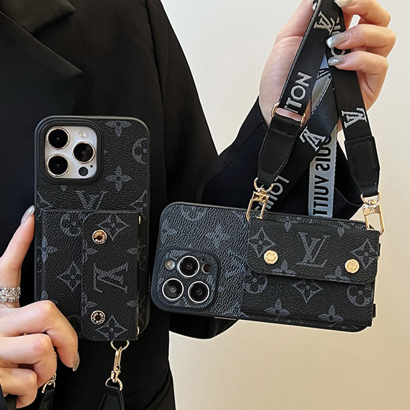 Card Bag Chain Black iPhone Case - product view 1