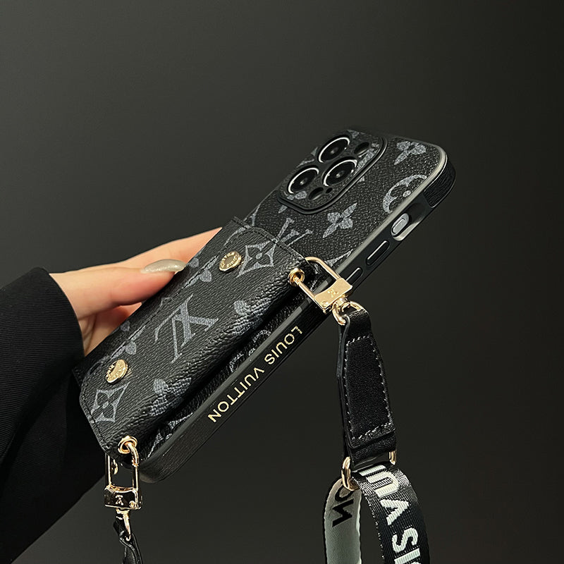 Card Bag Chain Black iPhone Case - product view 10