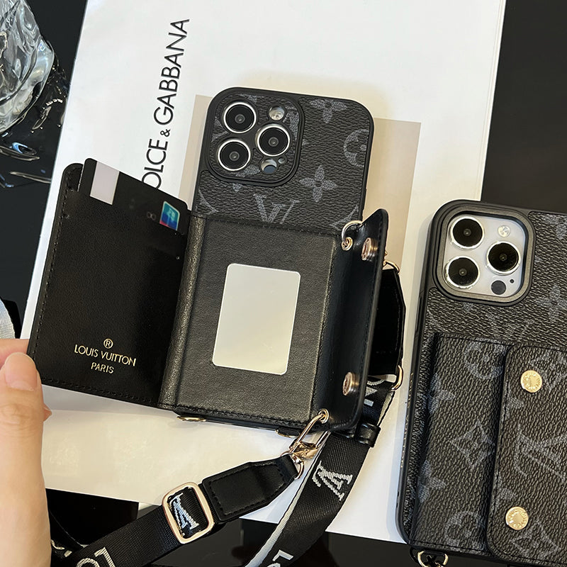 Card Bag Chain Black iPhone Case - product view 6