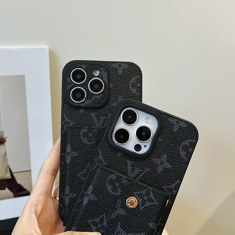 Card Bag Chain Black iPhone Case - product view 7