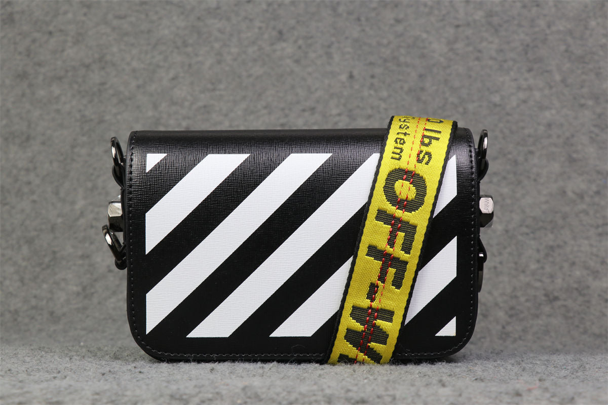 Off-White Diag Flap Crossbody Bag 'Black/White'. - product view 1