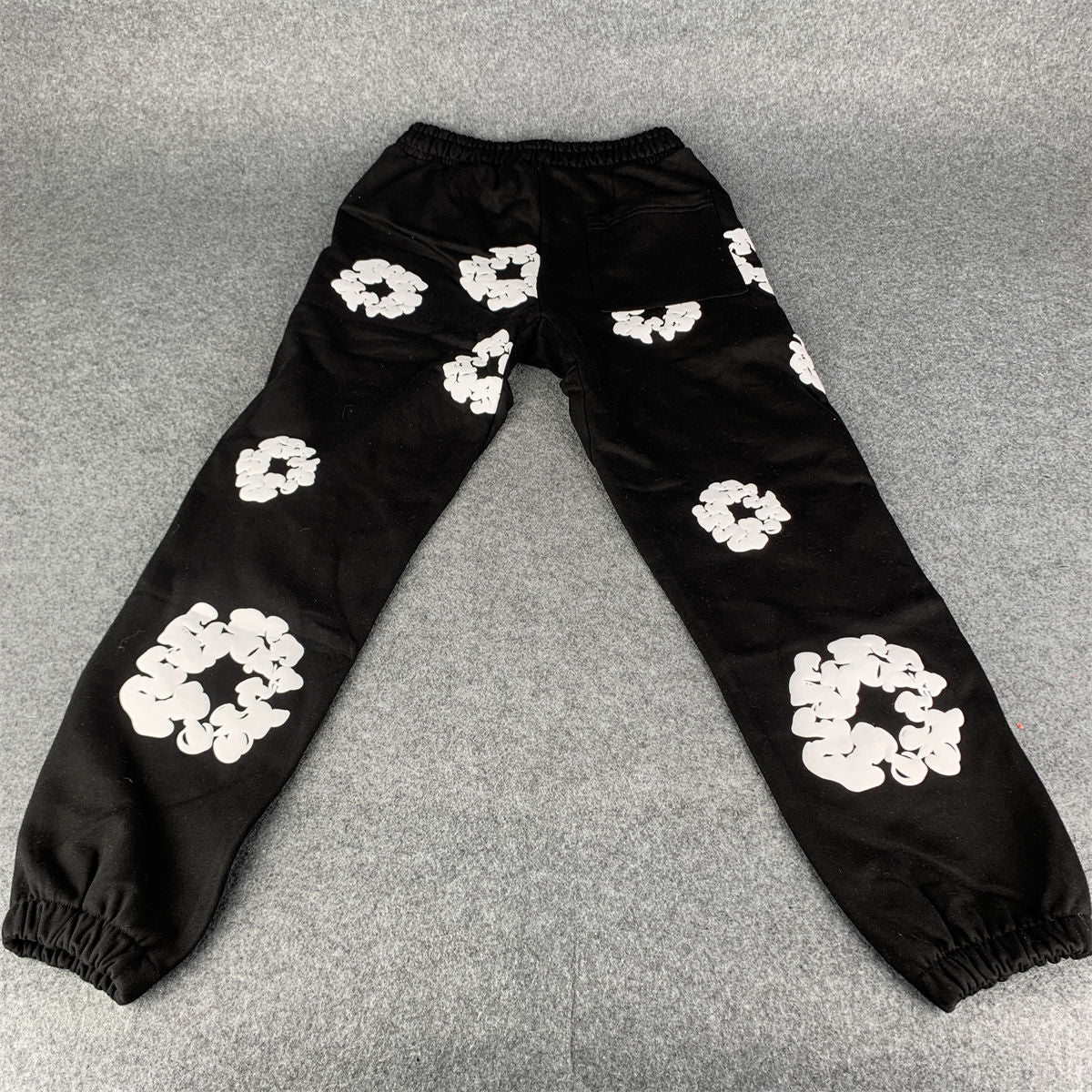 Denim Tears The Cotton Wreath Sweatpants Pants 'Black' - product view 1