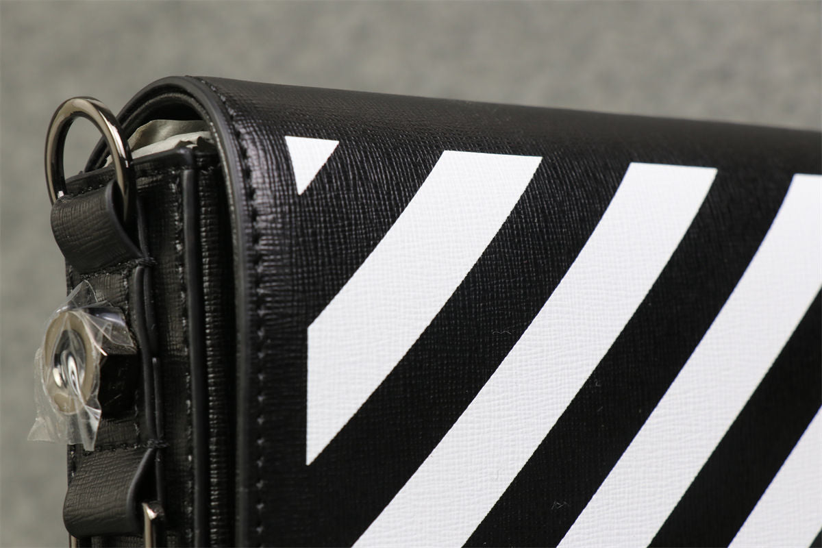 Off-White Diag Flap Crossbody Bag 'Black/White'. - product view 4