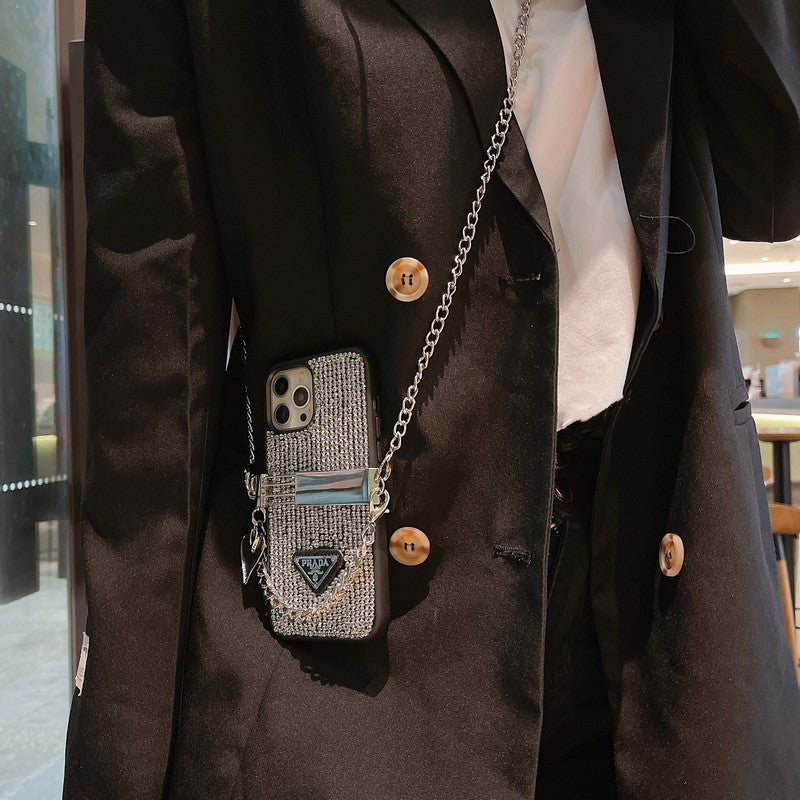 Diamond Crossbody Chain iPhone Case - product view 4