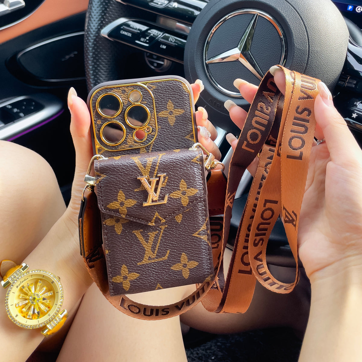 Classic Card Holder iPhone Case - product view 3