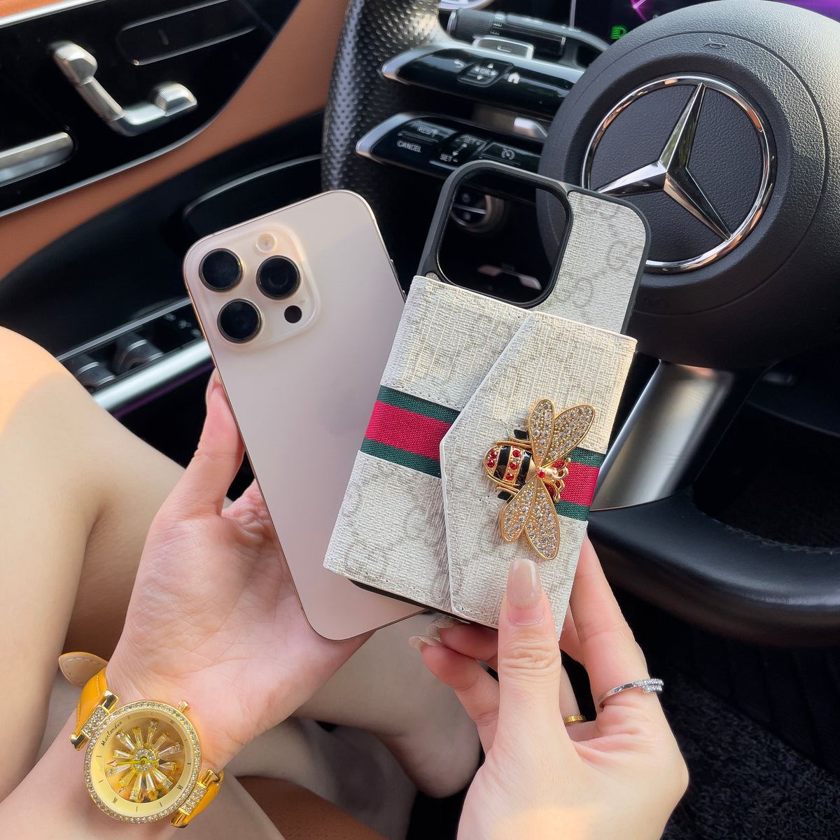 Advanced Crossbody iPhone Case with Card Holder & Shoulder Strap - product view 6
