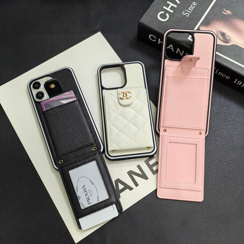 Elegant Crossbody Leather iPhone Case - product view 13