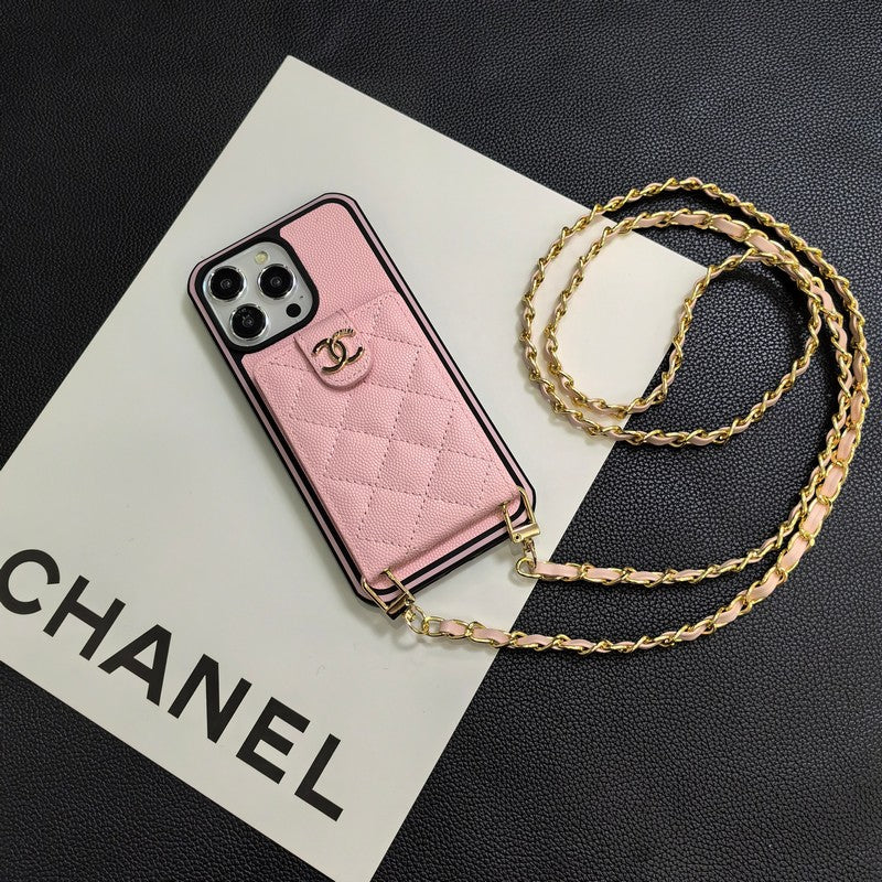 Elegant Crossbody Leather iPhone Case - product view 31