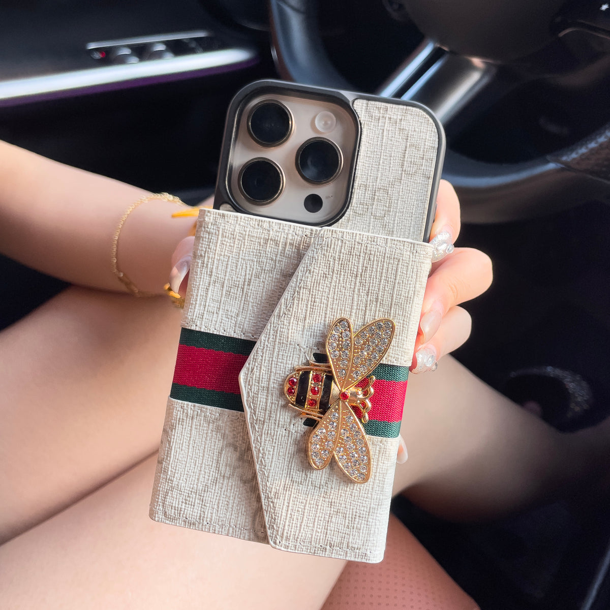 Advanced Crossbody iPhone Case with Card Holder & Shoulder Strap - product view 9