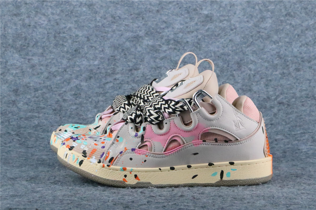 (Value Version) Gallery Dept. x Lanvin Curb Light Sneakers 'Paint Drip - Pale Pink' - product view 15