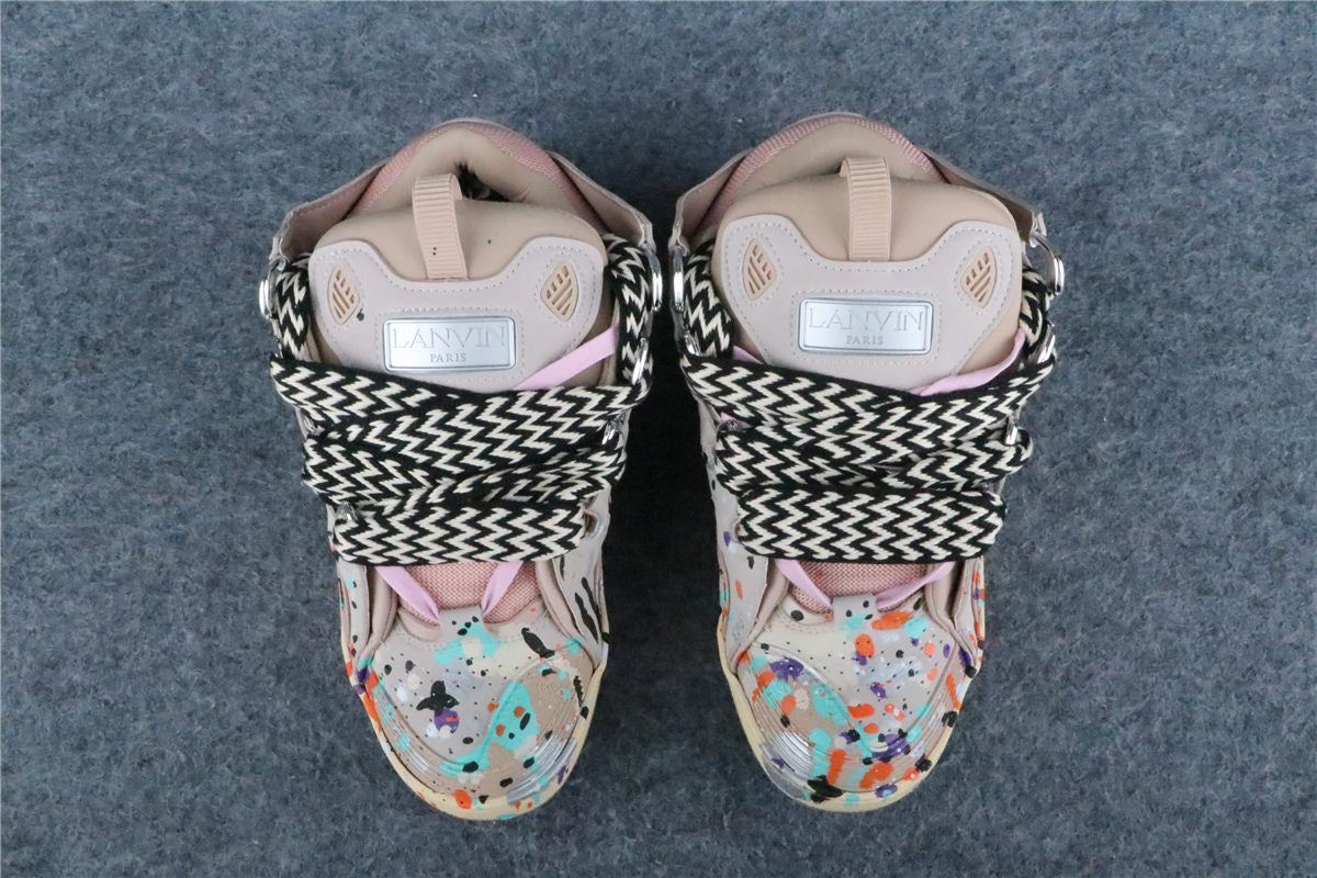 (Value Version) Gallery Dept. x Lanvin Curb Light Sneakers 'Paint Drip - Pale Pink' - product view 14
