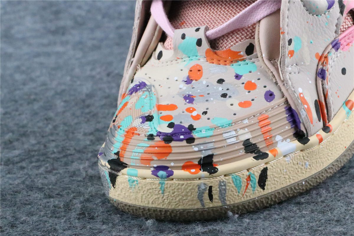 (Value Version) Gallery Dept. x Lanvin Curb Light Sneakers 'Paint Drip - Pale Pink' - product view 4