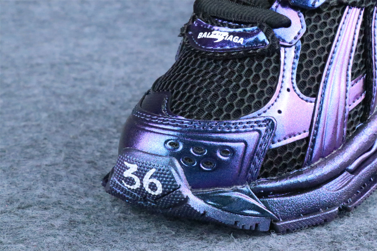 Balenciaga Runner Sneaker 'Iridescent Blue' - product view 4