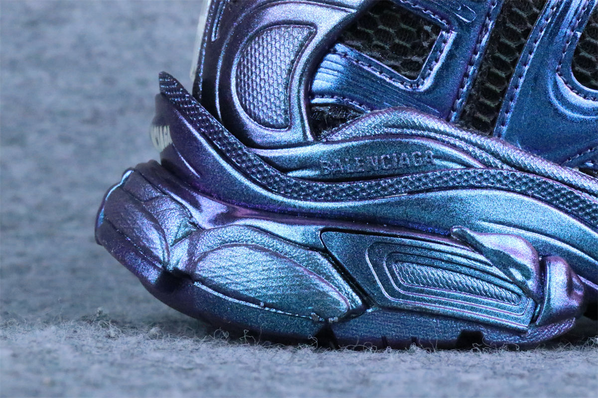Balenciaga Runner Sneaker 'Iridescent Blue' - product view 6