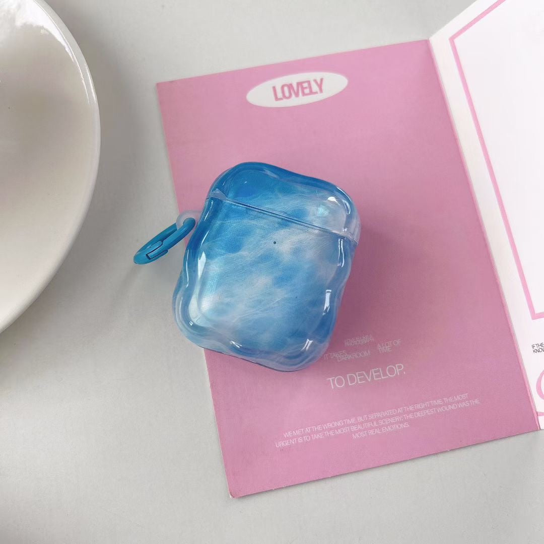 Blue Sky AirPods Case with Jelly Beaded Charm - product view 5