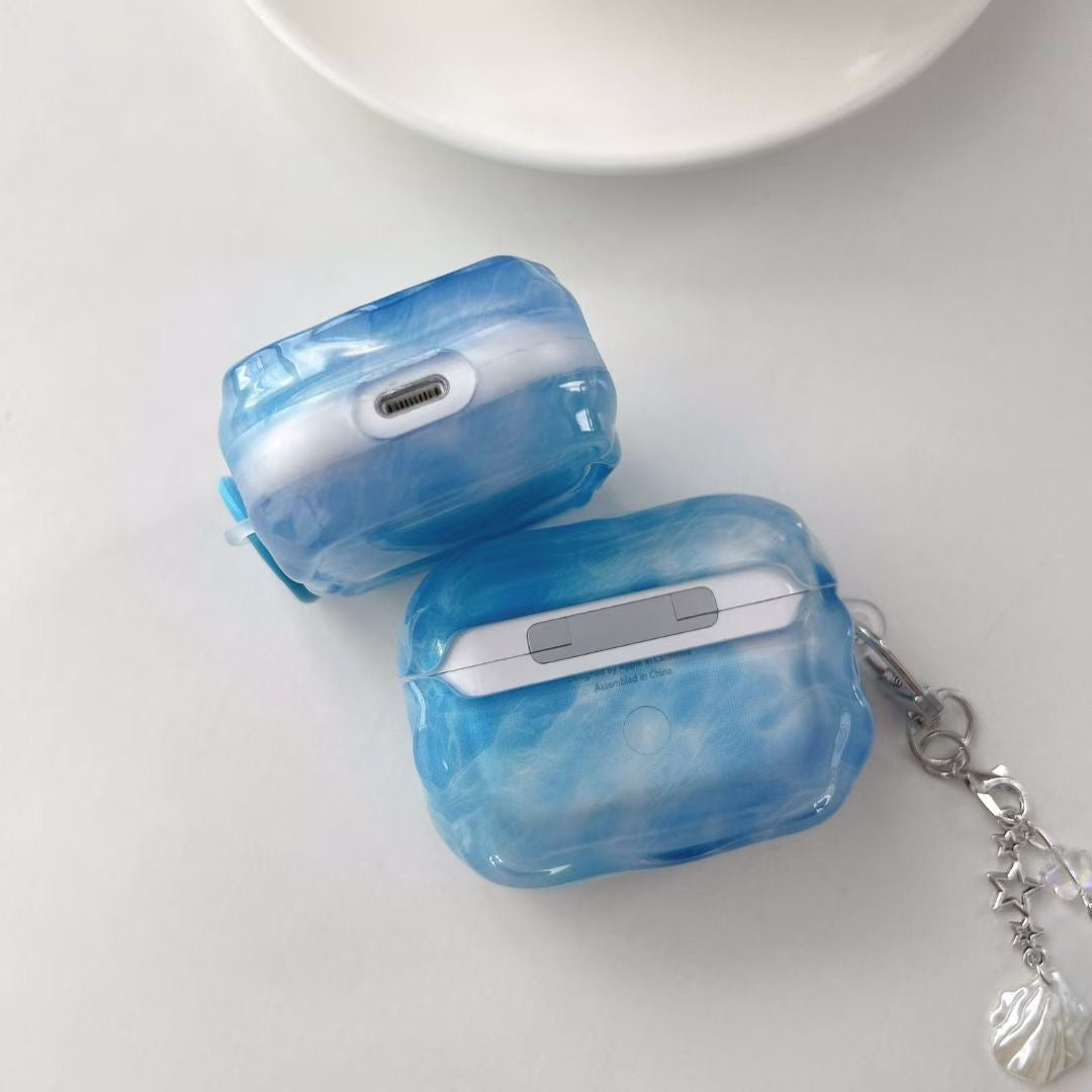 Blue Sky AirPods Case with Jelly Beaded Charm - product view 8