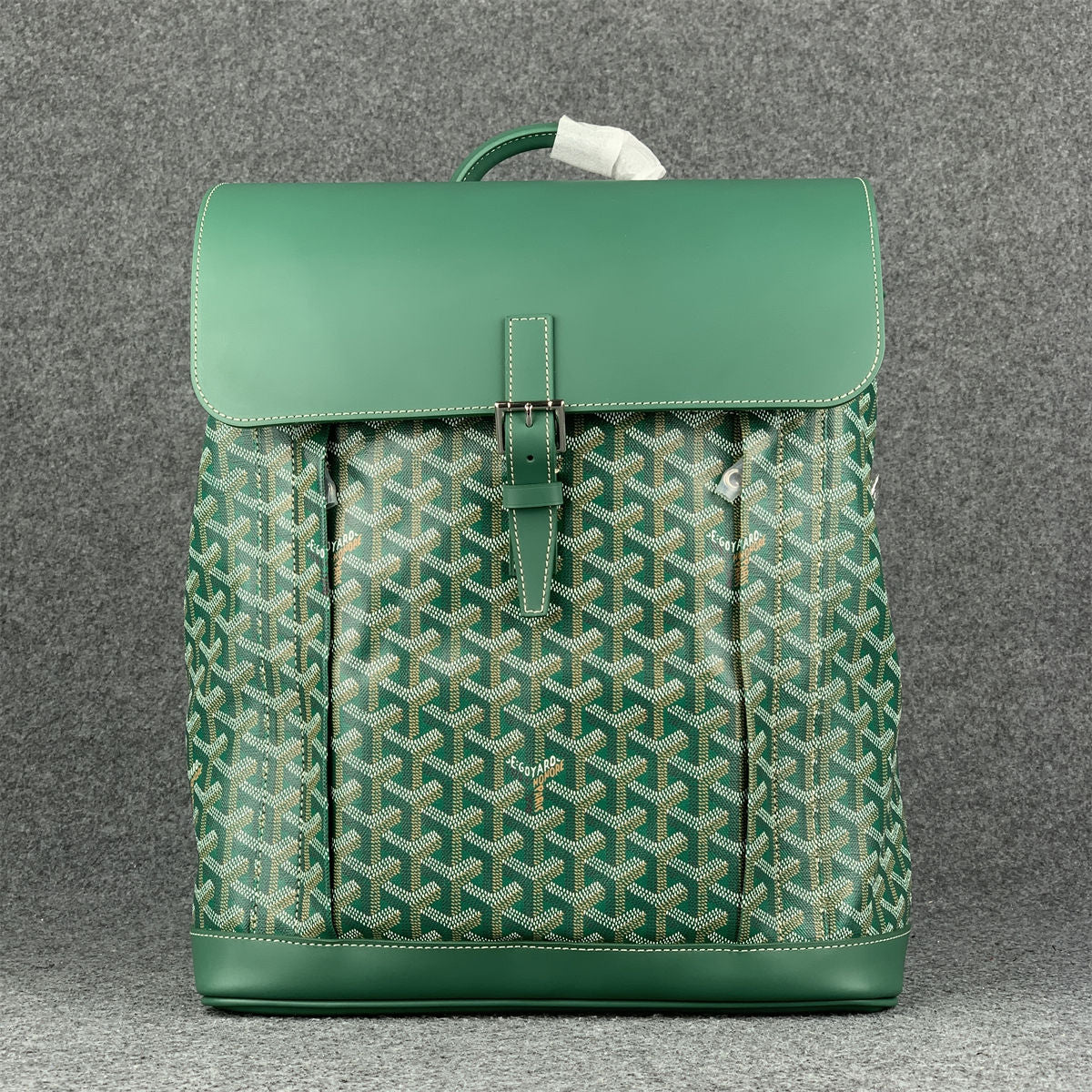 Goyard Alpin Backpack 'Green Goyardine' - product view 1