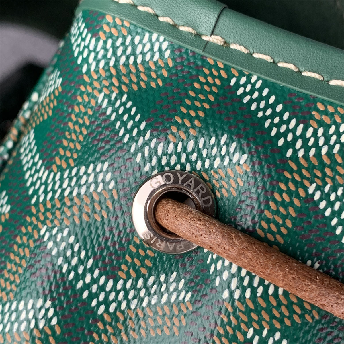 Goyard Alpin Backpack 'Green Goyardine' - product view 6
