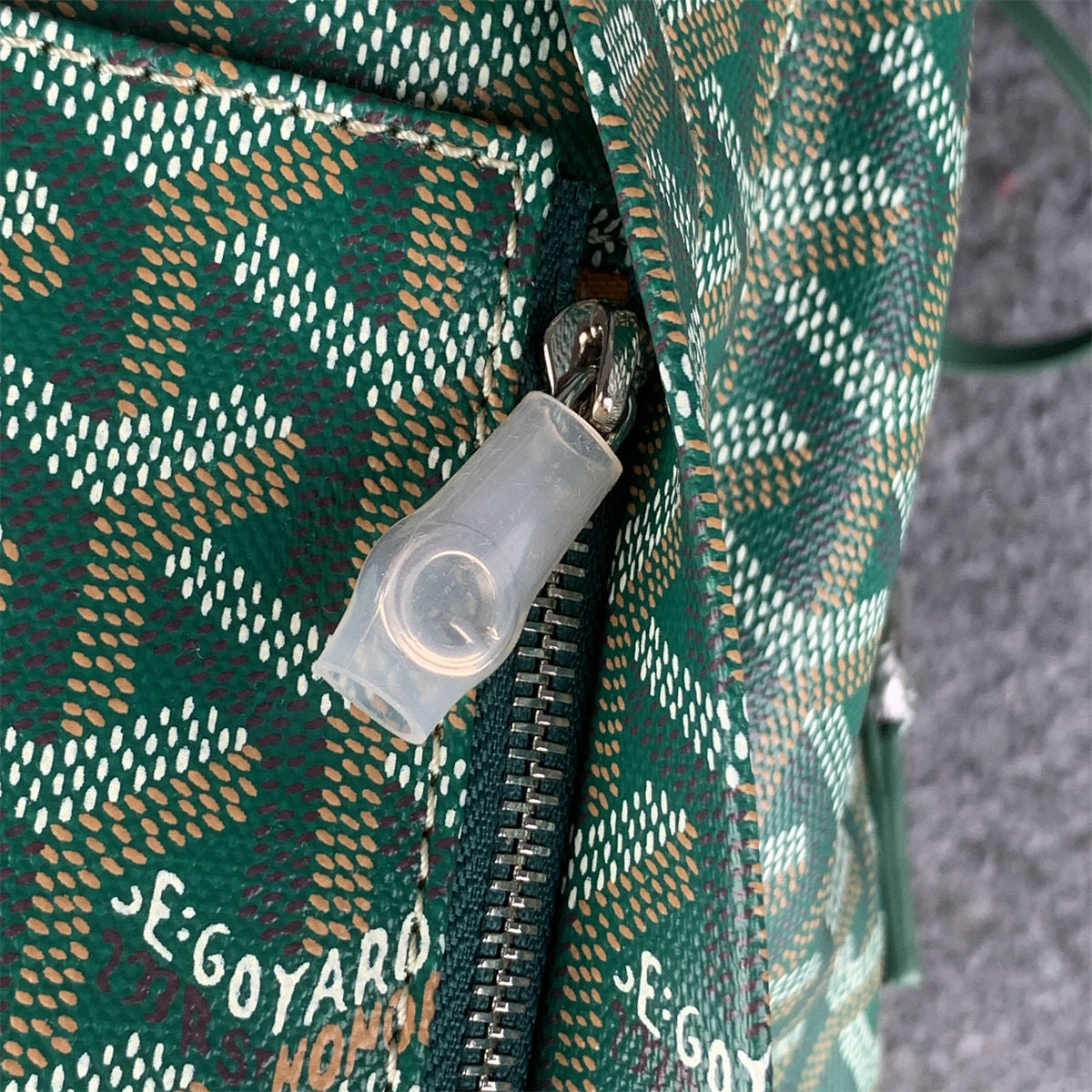 Goyard Alpin Backpack 'Green Goyardine' - product view 9
