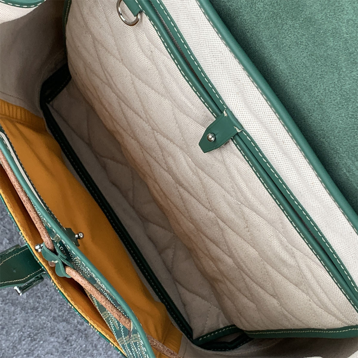 Goyard Alpin Backpack 'Green Goyardine' - product view 10