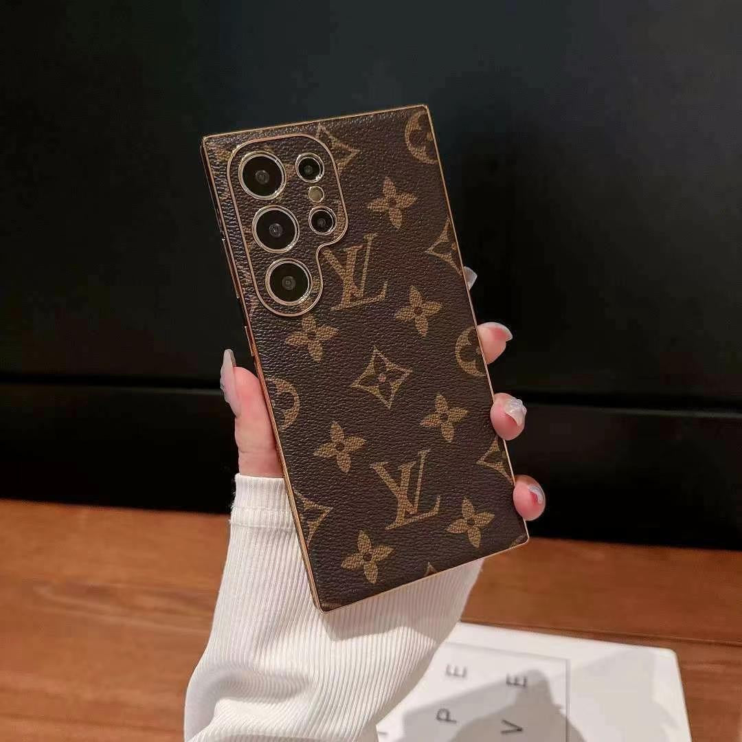BROWN COLOR PHONE CASE FOR SAMSUNG GALAXY - product view 1